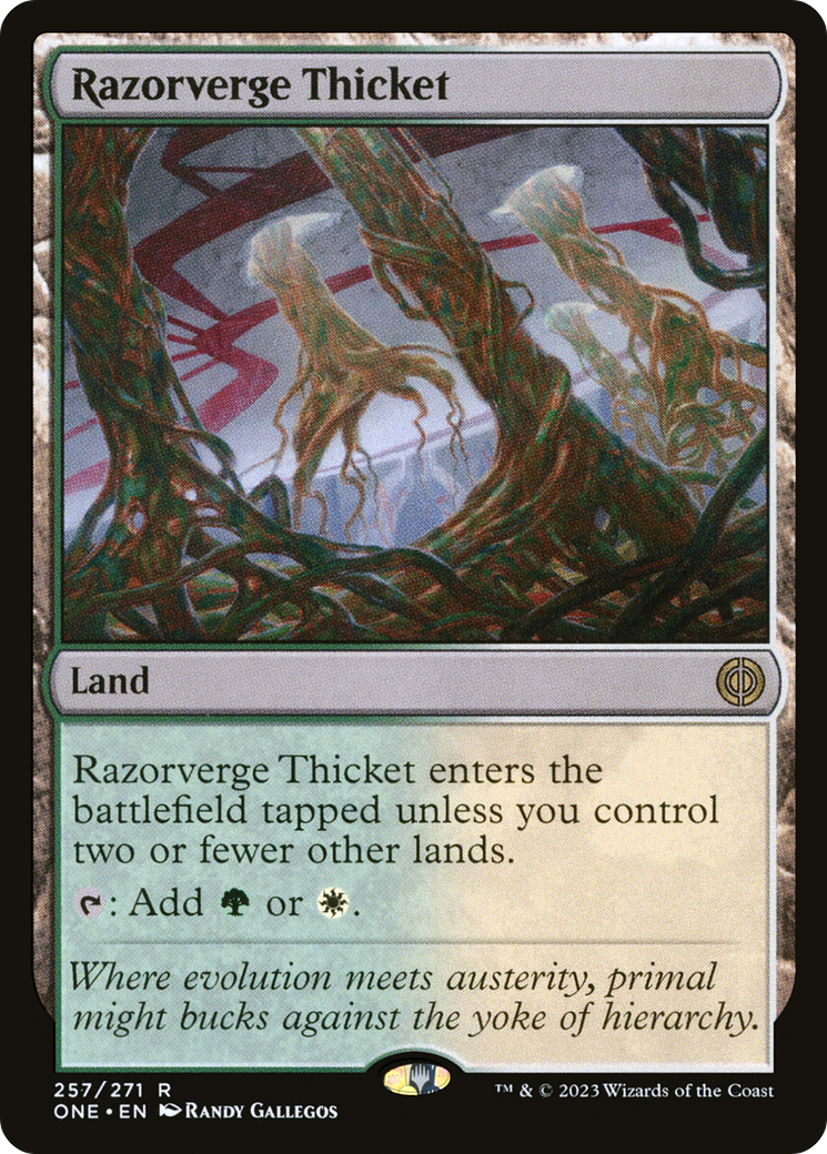 Razorverge Thicket [Phyrexia: All Will Be One] | The Gaming-Verse