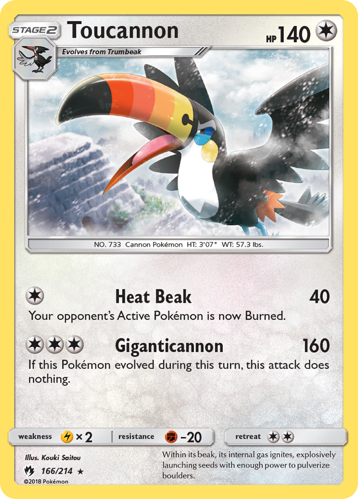 Toucannon (166/214) [Sun & Moon: Lost Thunder] | The Gaming-Verse