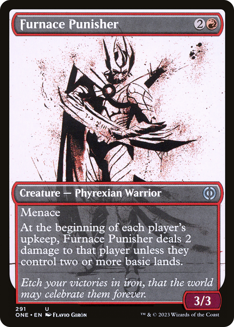 Furnace Punisher (Showcase Ichor) [Phyrexia: All Will Be One] | The Gaming-Verse