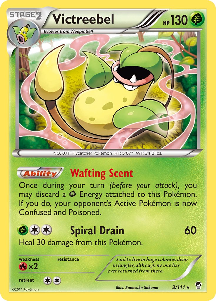 Victreebel (3/111) (Theme Deck Exclusive) [XY: Furious Fists] | The Gaming-Verse