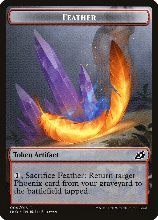 Feather Token [Ikoria: Lair of Behemoths] | The Gaming-Verse