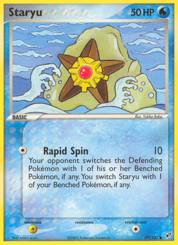 Staryu (77/107) [EX: Deoxys] | The Gaming-Verse