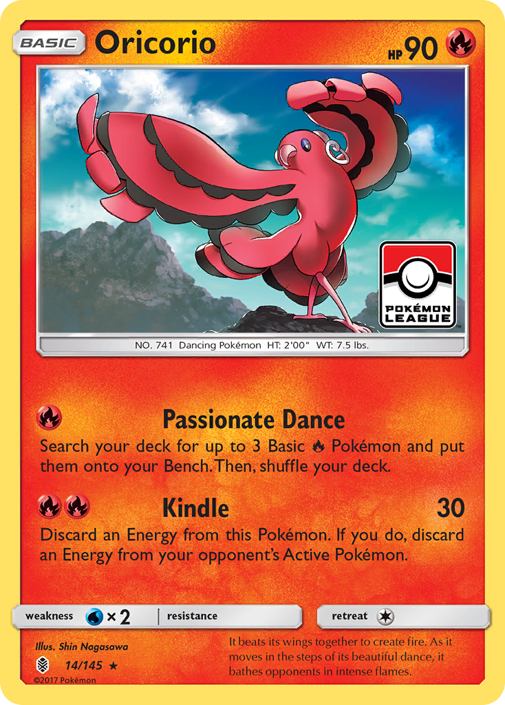 Oricorio (14/145) [Sun & Moon: Guardians Rising] | The Gaming-Verse