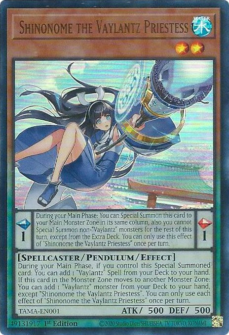 Shinonome the Vaylantz Priestess [TAMA-EN001] Ultra Rare | The Gaming-Verse