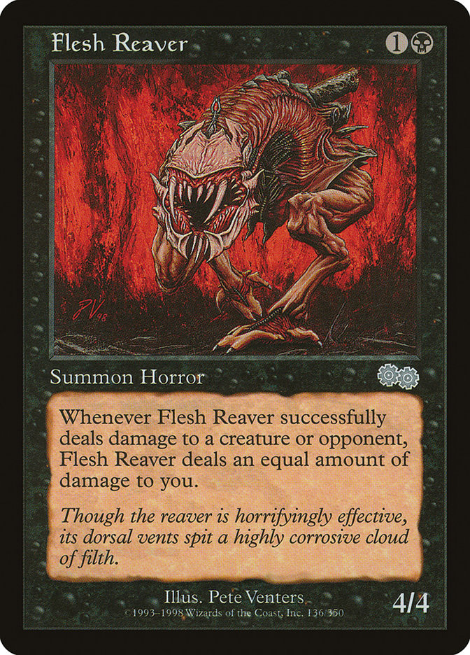 Flesh Reaver [Urza's Saga] | The Gaming-Verse