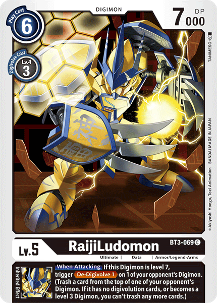 RaijiLudomon [BT3-069] [Release Special Booster Ver.1.5] | The Gaming-Verse