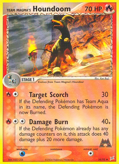 Team Magma's Houndoom (34/95) [EX: Team Magma vs Team Aqua] | The Gaming-Verse