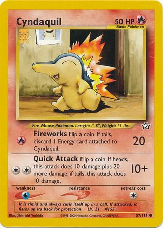 Cyndaquil (57/111) [Neo Genesis Unlimited] | The Gaming-Verse