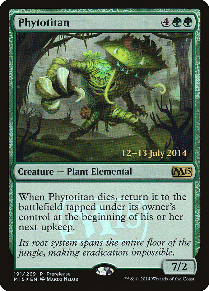 Phytotitan [Magic 2015 Prerelease Promos] | The Gaming-Verse