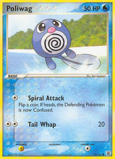 Poliwag (75/112) [EX: FireRed & LeafGreen] | The Gaming-Verse