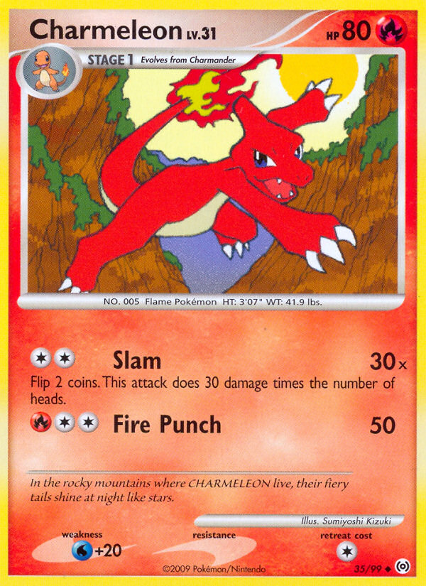 Charmeleon (35/99) [Platinum: Arceus] | The Gaming-Verse