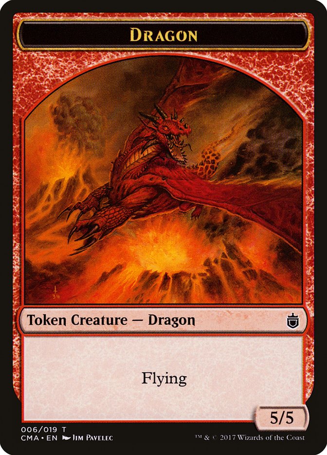 Dragon [Commander Anthology Tokens] | The Gaming-Verse