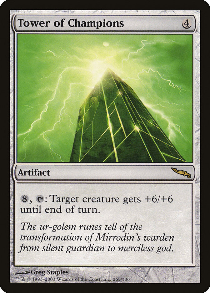 Tower of Champions [Mirrodin] | The Gaming-Verse