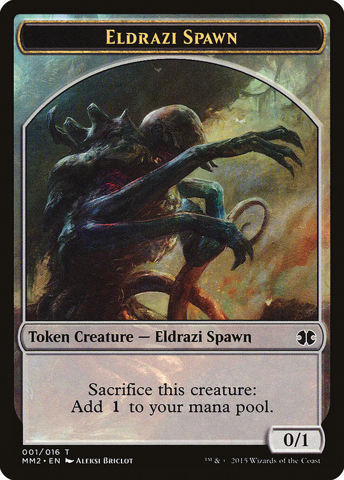 Eldrazi Spawn (001/016) [Modern Masters 2015 Tokens] | The Gaming-Verse