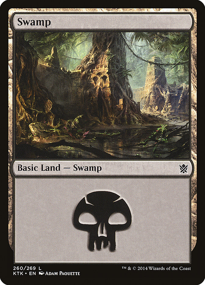 Swamp (#260) [Khans of Tarkir] | The Gaming-Verse