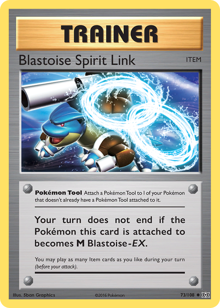 Blastoise Spirit Link (73/108) [XY: Evolutions] | The Gaming-Verse