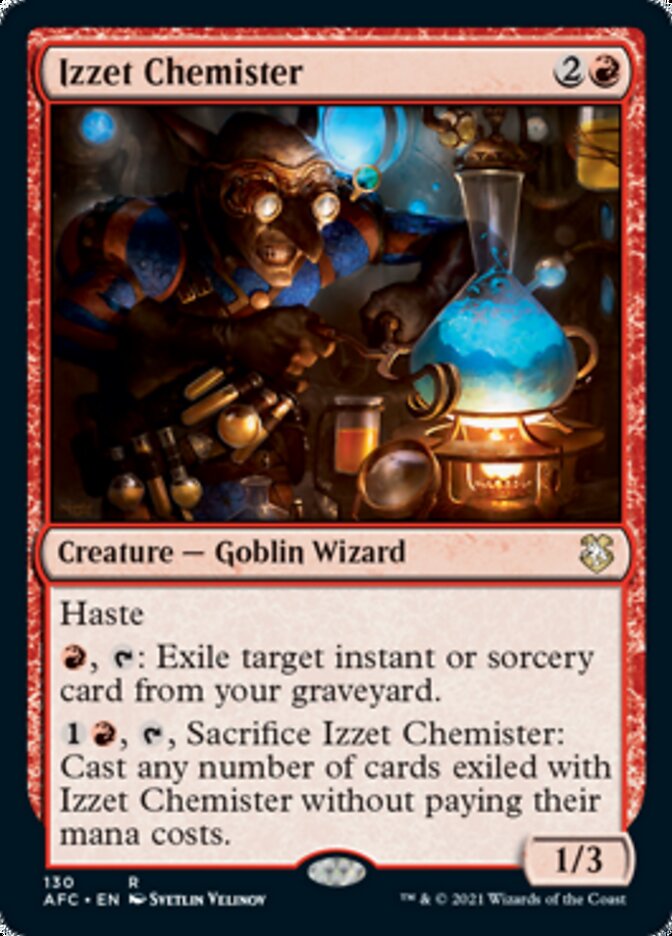 Izzet Chemister [Dungeons & Dragons: Adventures in the Forgotten Realms Commander] | The Gaming-Verse