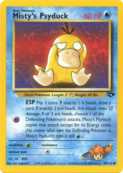 Misty's Psyduck (90/132) [Gym Challenge Unlimited] | The Gaming-Verse