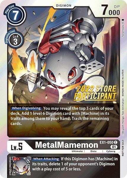 MetalMamemon [EX1-050] (2022 Store Participant) [Classic Collection Promos] | The Gaming-Verse