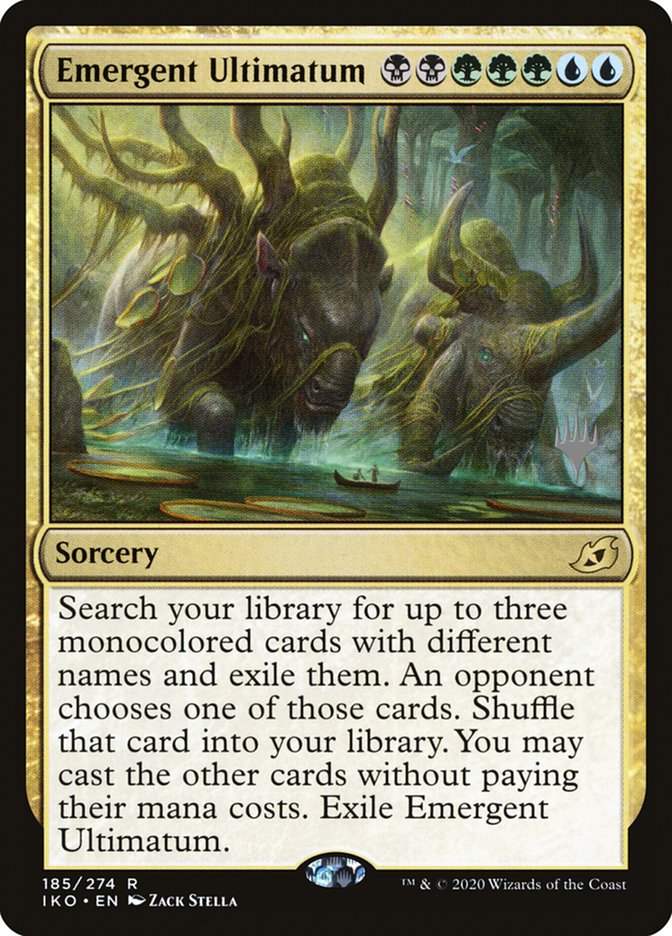 Emergent Ultimatum (Promo Pack) [Ikoria: Lair of Behemoths Promos] | The Gaming-Verse