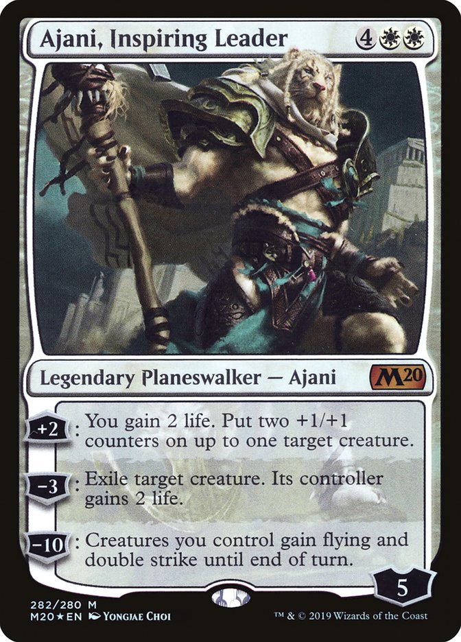 Ajani, Inspiring Leader [Core Set 2020] | The Gaming-Verse