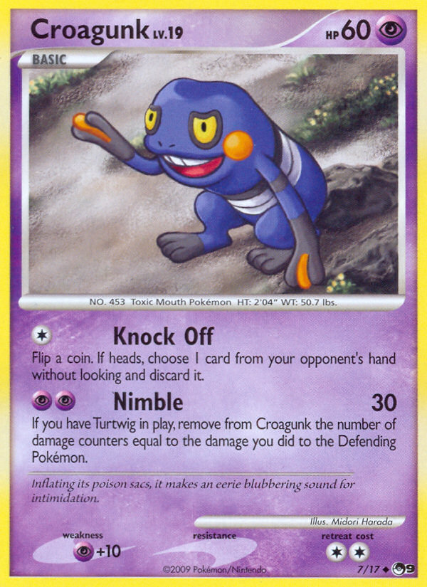 Croagunk (7/17) [POP Series 9] | The Gaming-Verse