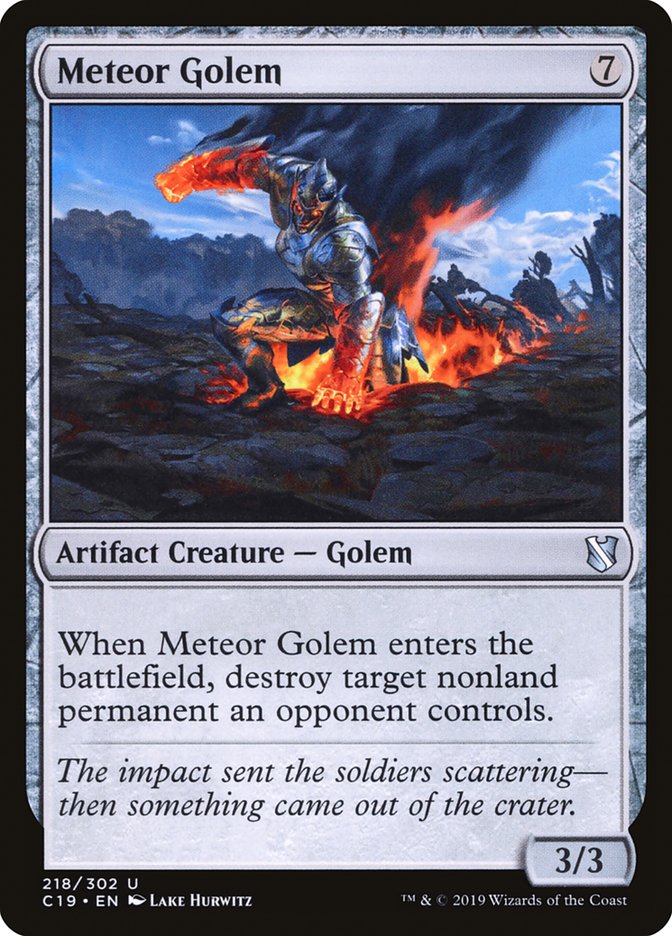 Meteor Golem [Commander 2019] | The Gaming-Verse