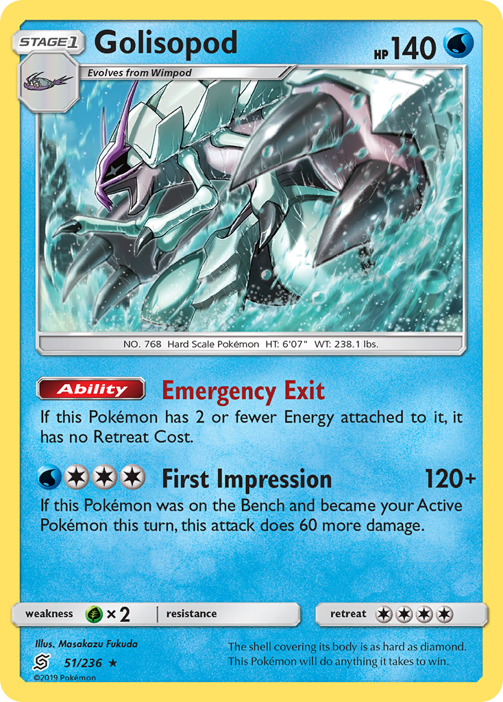 Golisopod (51/236) [Sun & Moon: Unified Minds] | The Gaming-Verse