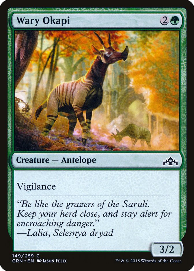 Wary Okapi [Guilds of Ravnica] | The Gaming-Verse