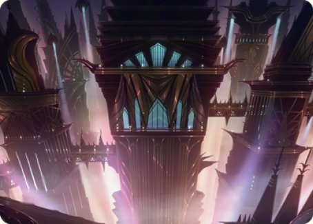 Skybridge Towers Art Card [Streets of New Capenna Art Series] | The Gaming-Verse