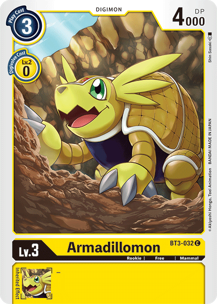 Armadillomon [BT3-032] [Release Special Booster Ver.1.5] | The Gaming-Verse