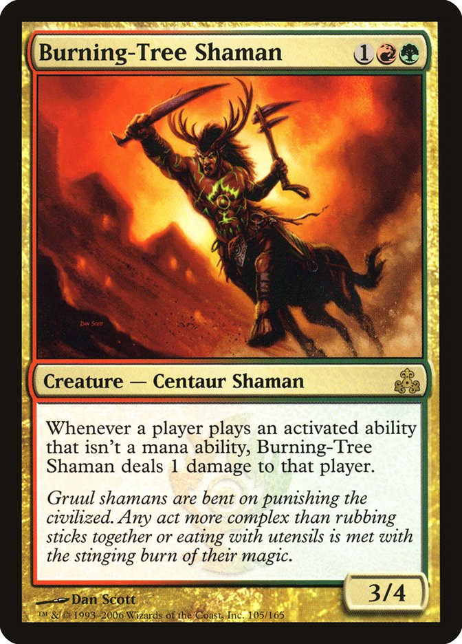 Burning-Tree Shaman [Guildpact] | The Gaming-Verse