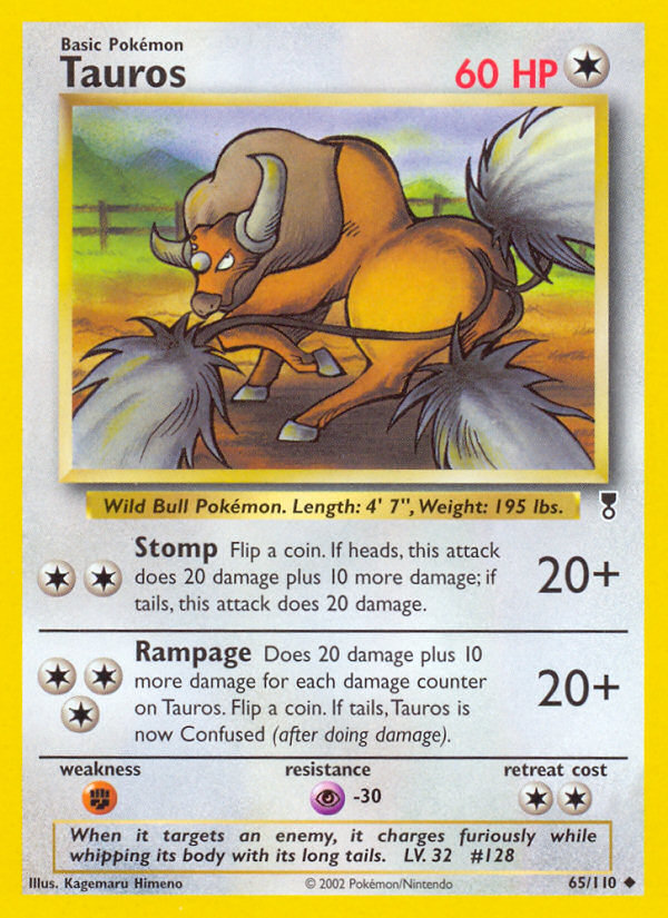 Tauros (65/110) [Legendary Collection] | The Gaming-Verse