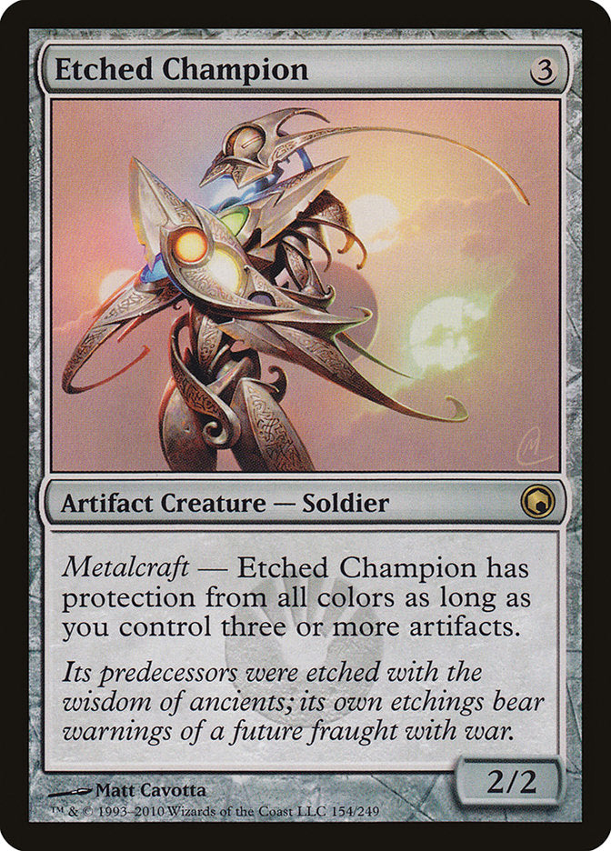 Etched Champion [Scars of Mirrodin] | The Gaming-Verse