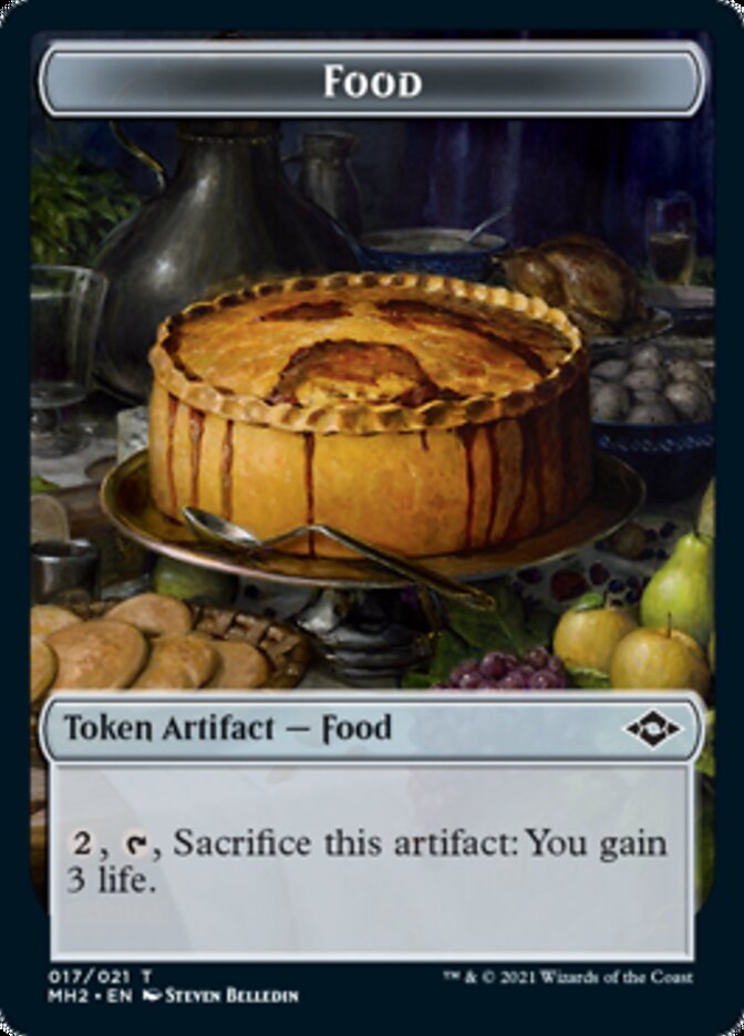 Food Token (#17) // Phyrexian Germ Token [Modern Horizons 2 Tokens] | The Gaming-Verse