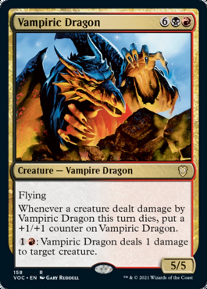 Vampiric Dragon [Innistrad: Crimson Vow Commander] | The Gaming-Verse