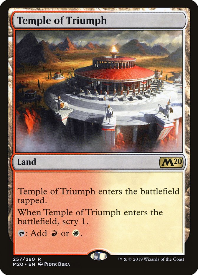 Temple of Triumph [Core Set 2020] | The Gaming-Verse