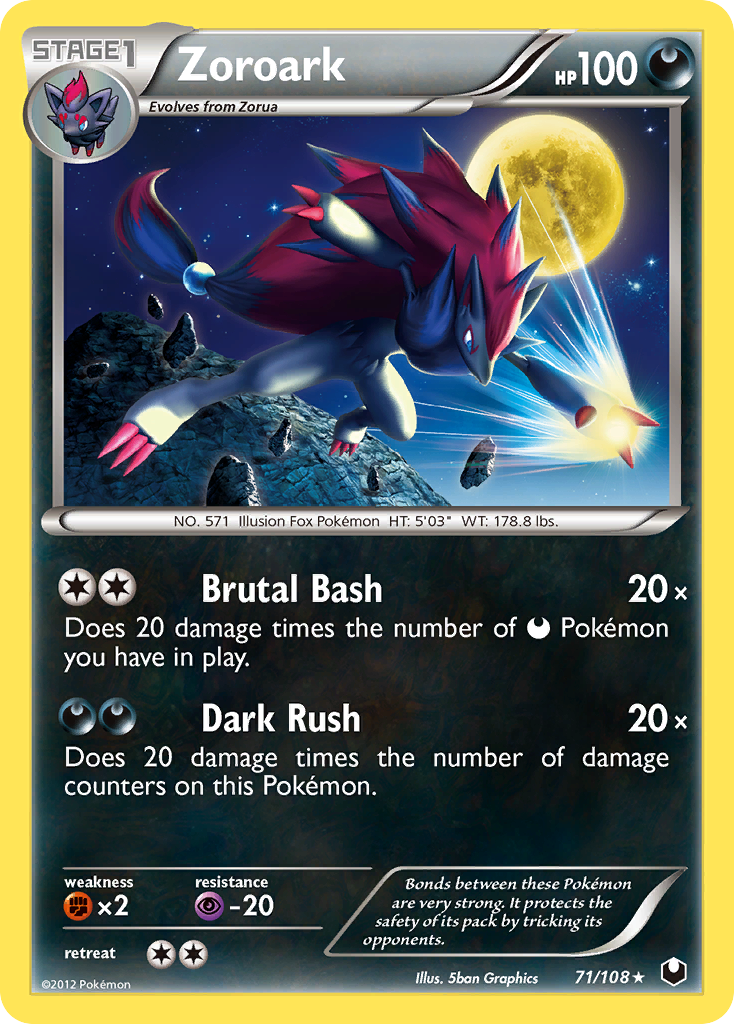 Zoroark (71/108) [Black & White: Dark Explorers] | The Gaming-Verse