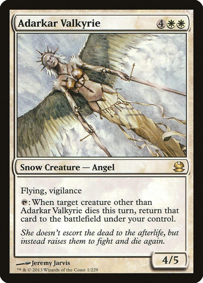 Adarkar Valkyrie [Modern Masters] | The Gaming-Verse