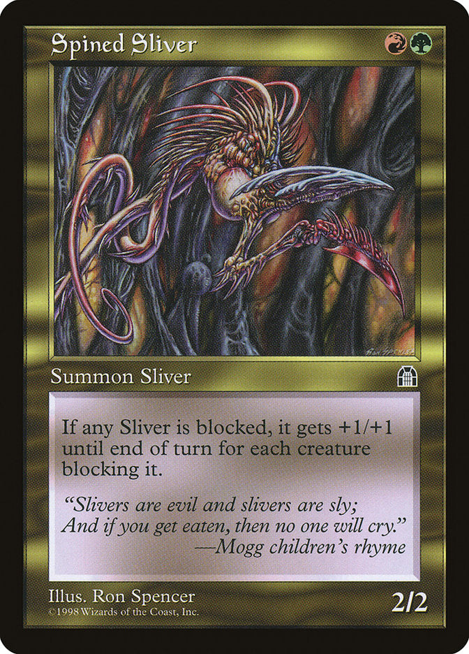 Spined Sliver [Stronghold] | The Gaming-Verse