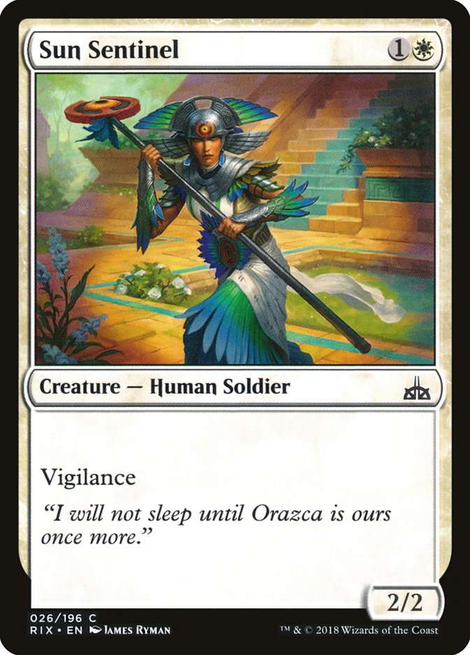 Sun Sentinel [Rivals of Ixalan] | The Gaming-Verse