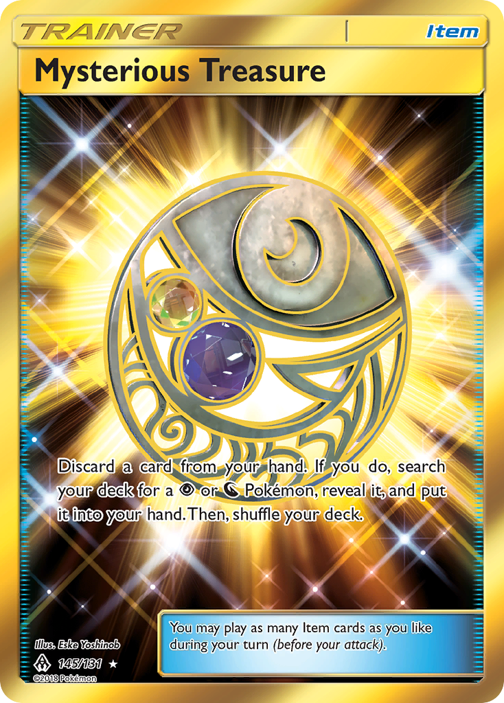 Mysterious Treasure (145/131) [Sun & Moon: Forbidden Light] | The Gaming-Verse