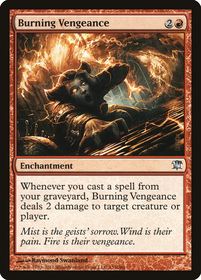 Burning Vengeance [Innistrad] | The Gaming-Verse