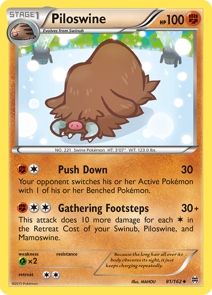 Piloswine (81/162) [XY: BREAKthrough] | The Gaming-Verse