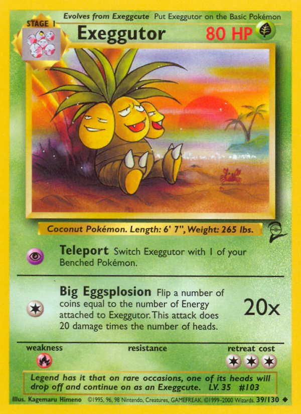 Exeggutor (39/130) [Base Set 2] | The Gaming-Verse