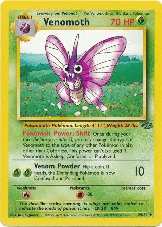 Venomoth (29/64) [Jungle Unlimited] | The Gaming-Verse