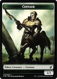 Centaur // Egg Double-sided Token [Commander 2019 Tokens] | The Gaming-Verse