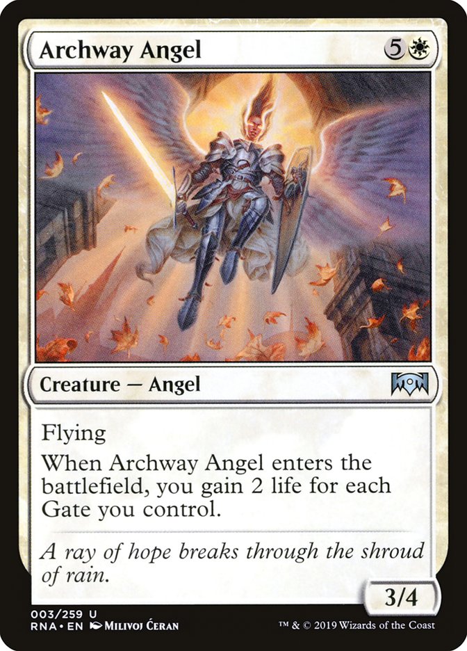 Archway Angel [Ravnica Allegiance] | The Gaming-Verse