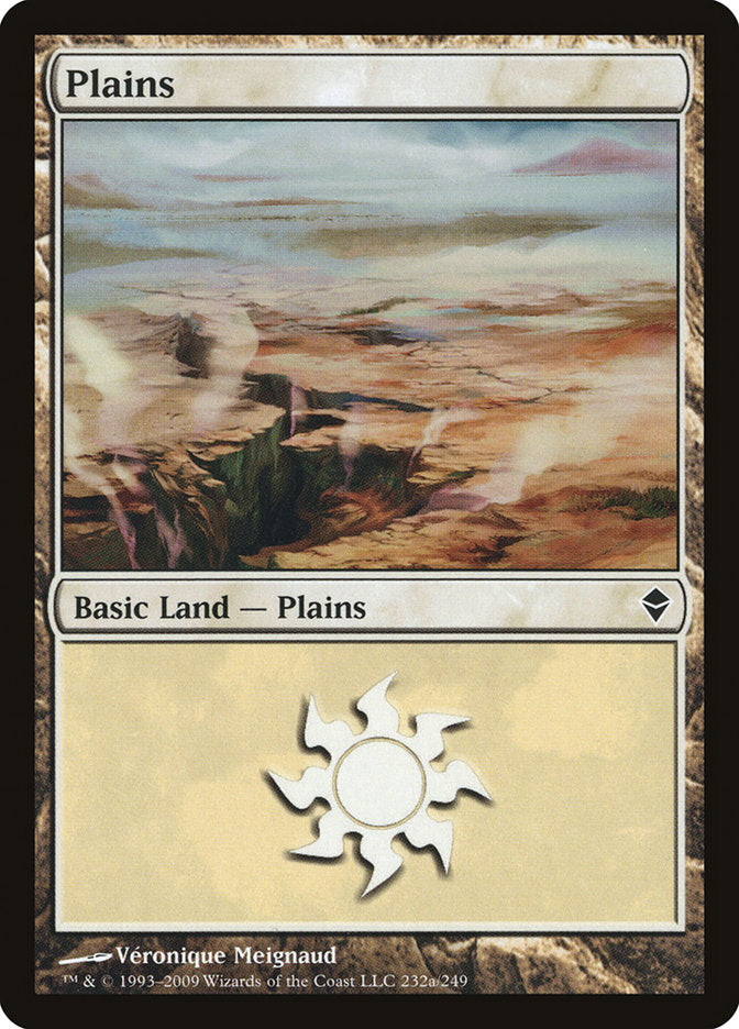 Plains (#232a) [Zendikar] | The Gaming-Verse