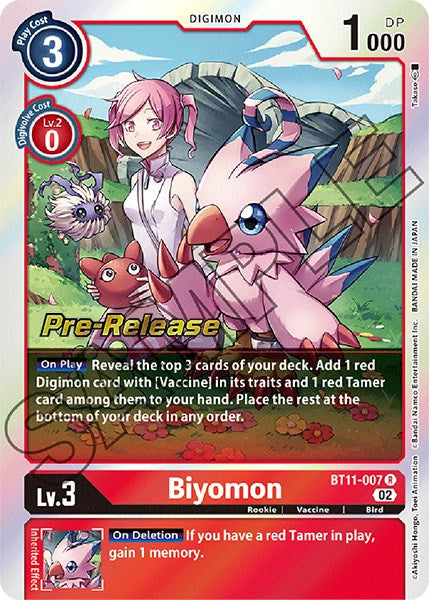 Biyomon [BT11-007] [Dimensional Phase Pre-Release Promos] | The Gaming-Verse